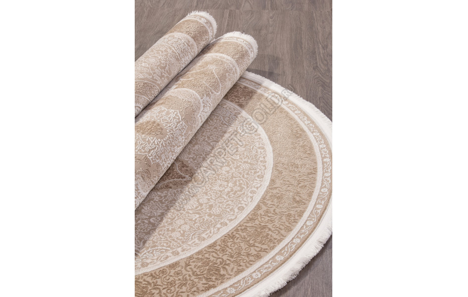 Ковер SI030B - BROWN / BROWN - Овал - коллекция LISSABON